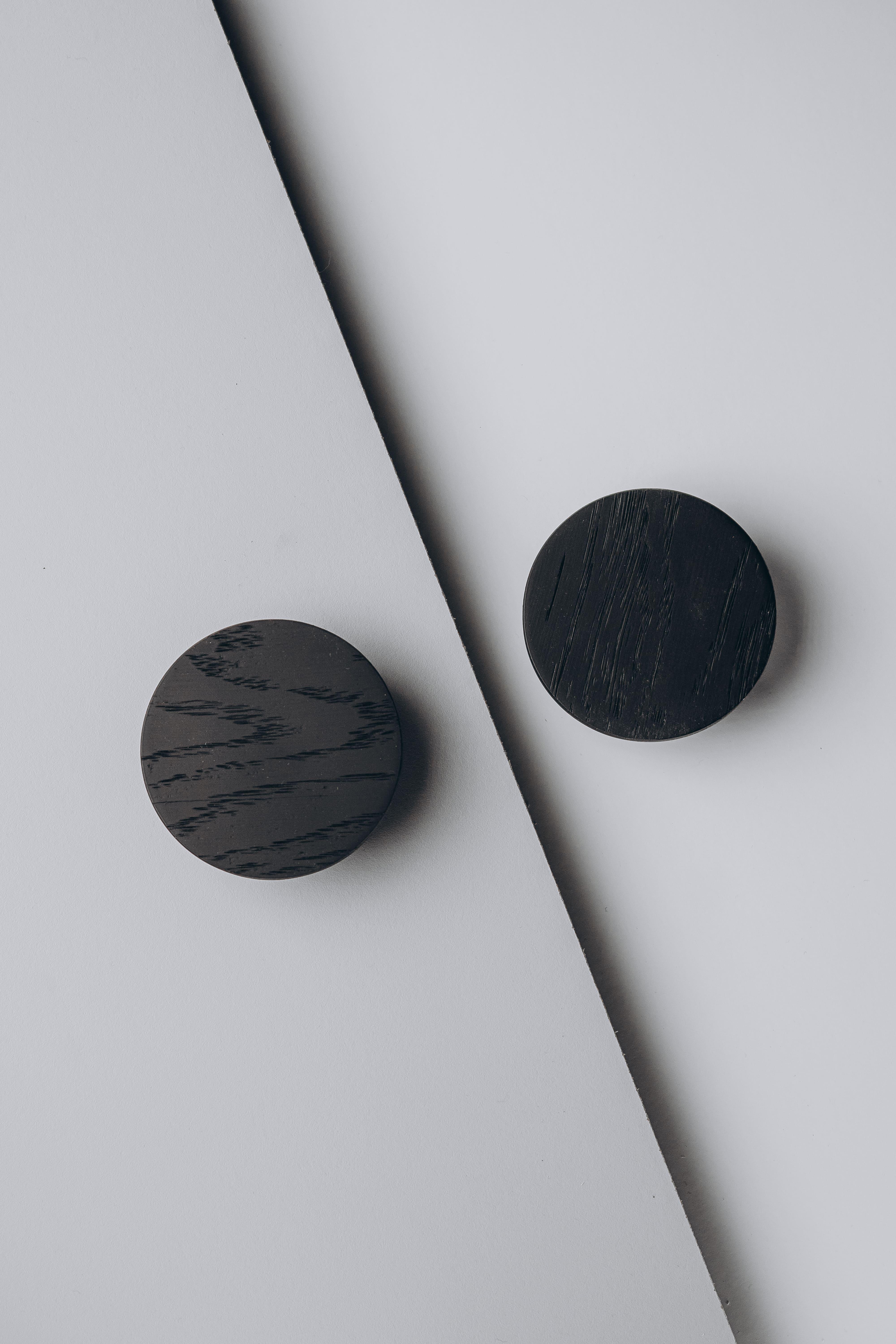 Меблева ручка з дерева 7 см Umbrella black - фото 4 Меблева ручка з дерева 7 см Umbrella black - фото 4