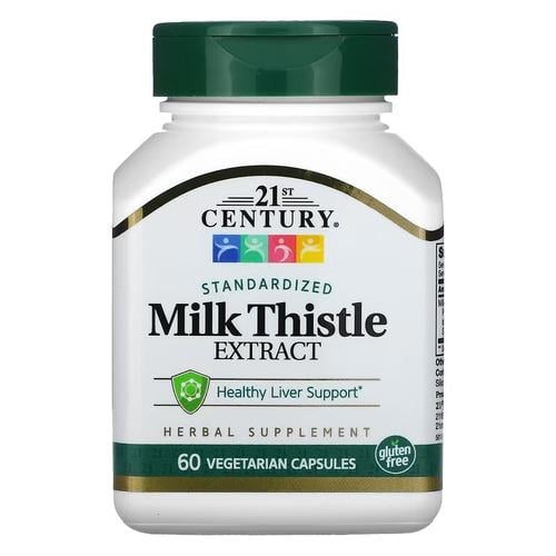 Расторопша Силимарин 21st Century Standardized Milk Thistle Extract 60 капс. (CEN-21338)