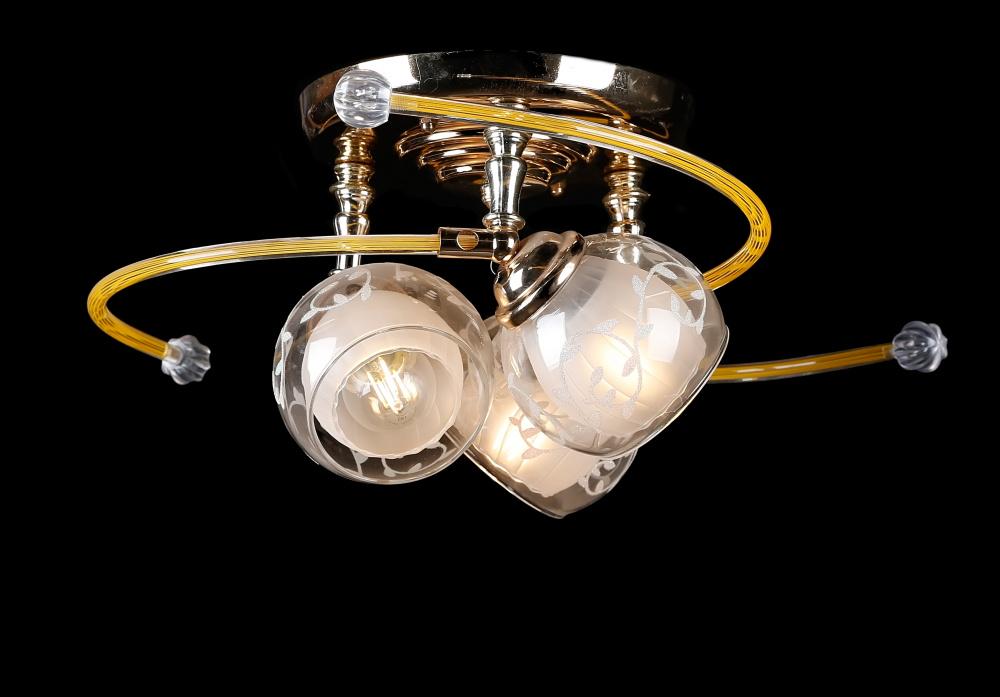 Люстра с плафонами Ray L1406/3A FGD+BR (IR005583)