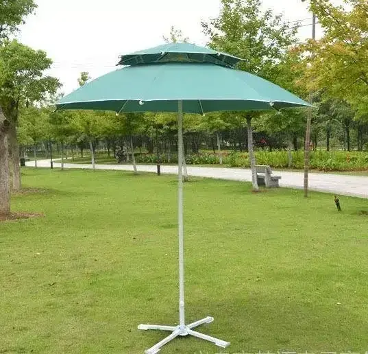 Зонт садовый с двойным клапаном антиветер 2,5 м Зеленый (HYG1837green) - фото 2