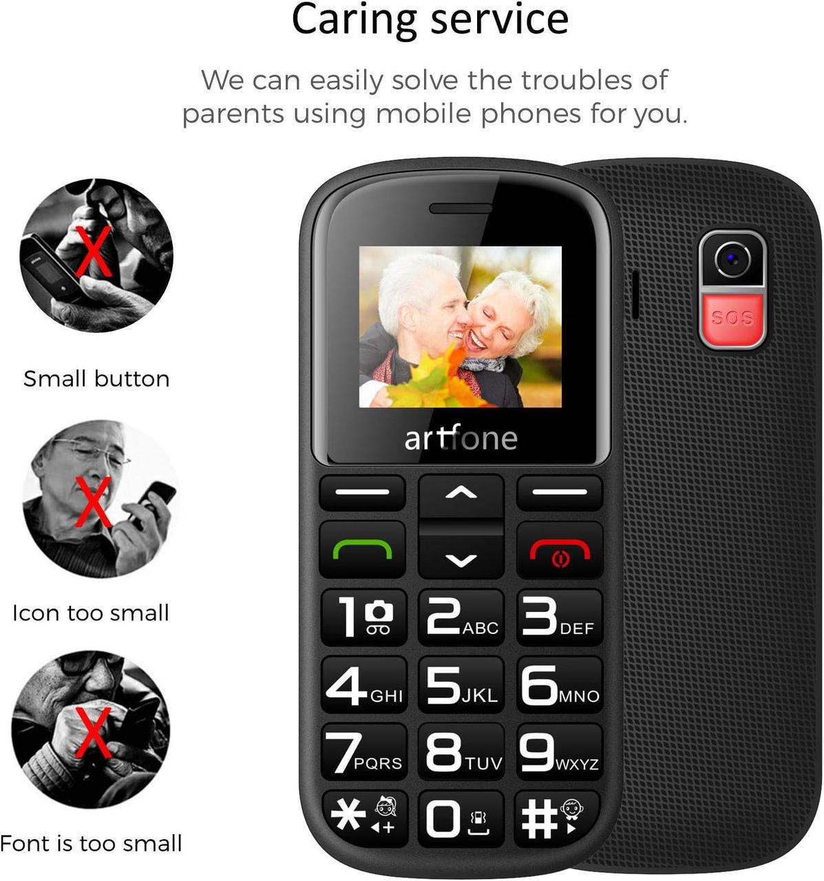 Телефон Artfone CS182 для престарелых людей - фото 4