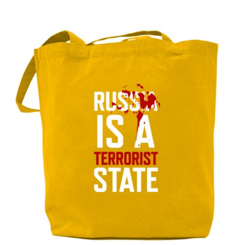 Шоппер russia is a terrorist state Желтый (11042251-6-167791)
