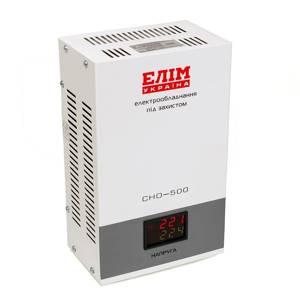 Стабілізатор напруги сервоприводний Elim СНО-500 однофазний переносний (29924351)
