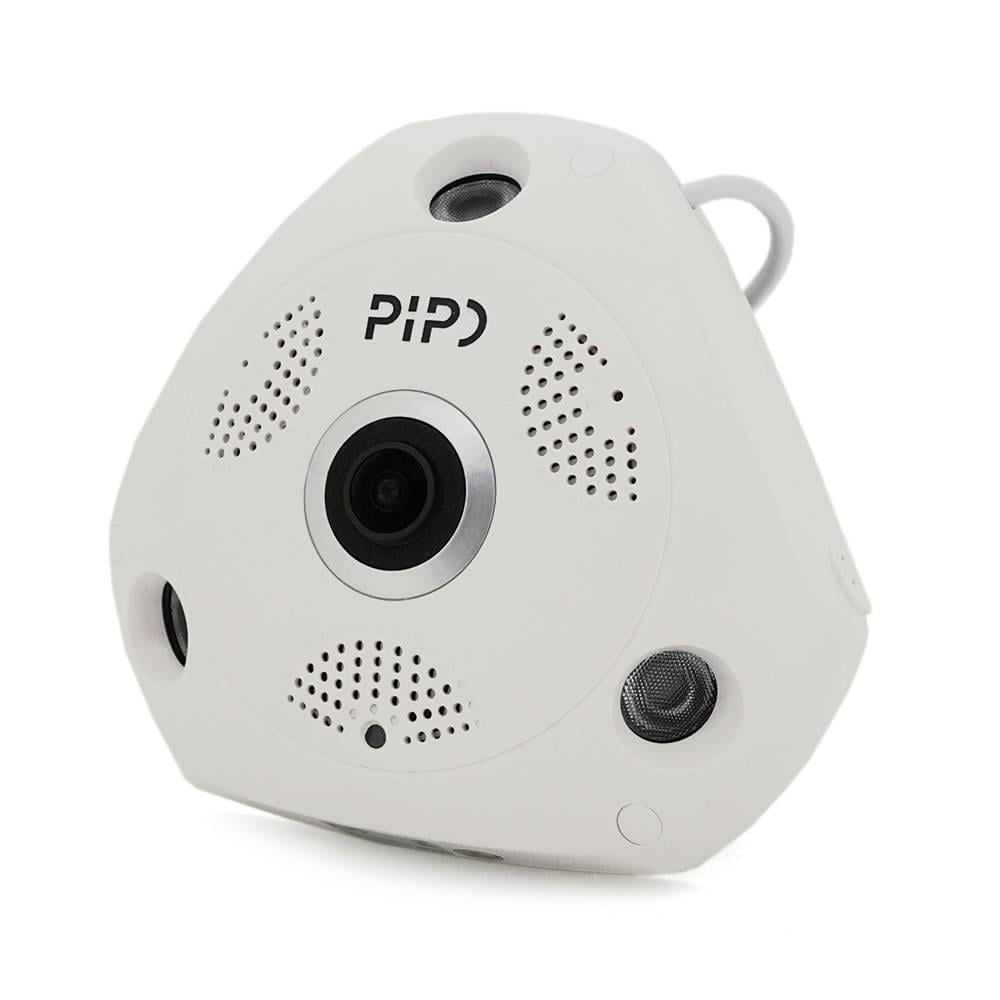 Камера відеоспостереження PiPo PP-D1U03F200ME 2MP мультиформатна у пластиковому корпусі риб'яче око 170 градусів 1,8 мм