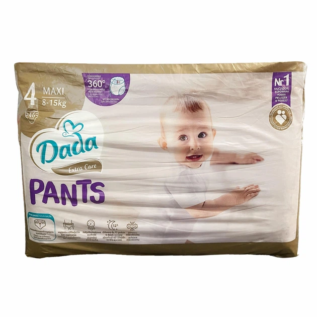 Подгузники-трусики детские Dada Extra Care 4 Maxi 8-15 кг 46 шт. (96889851)