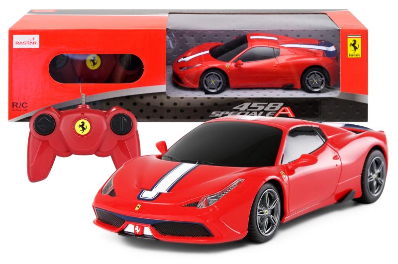 Машинка на радиоуправлении Rastar 458 Speciale A 1:24 38.5х12х10 см Красный (71900)