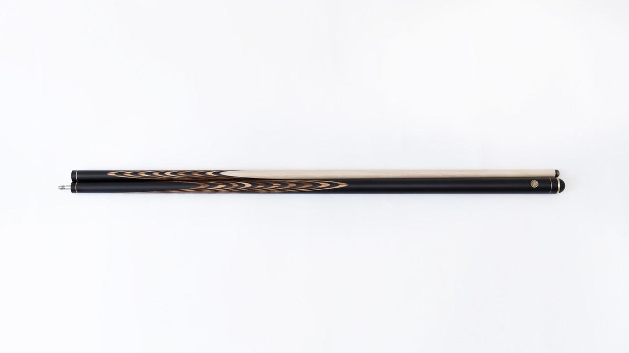 Бильярдный кий для пирамиды Классика 9+8 черный граб/зебрано (90112)