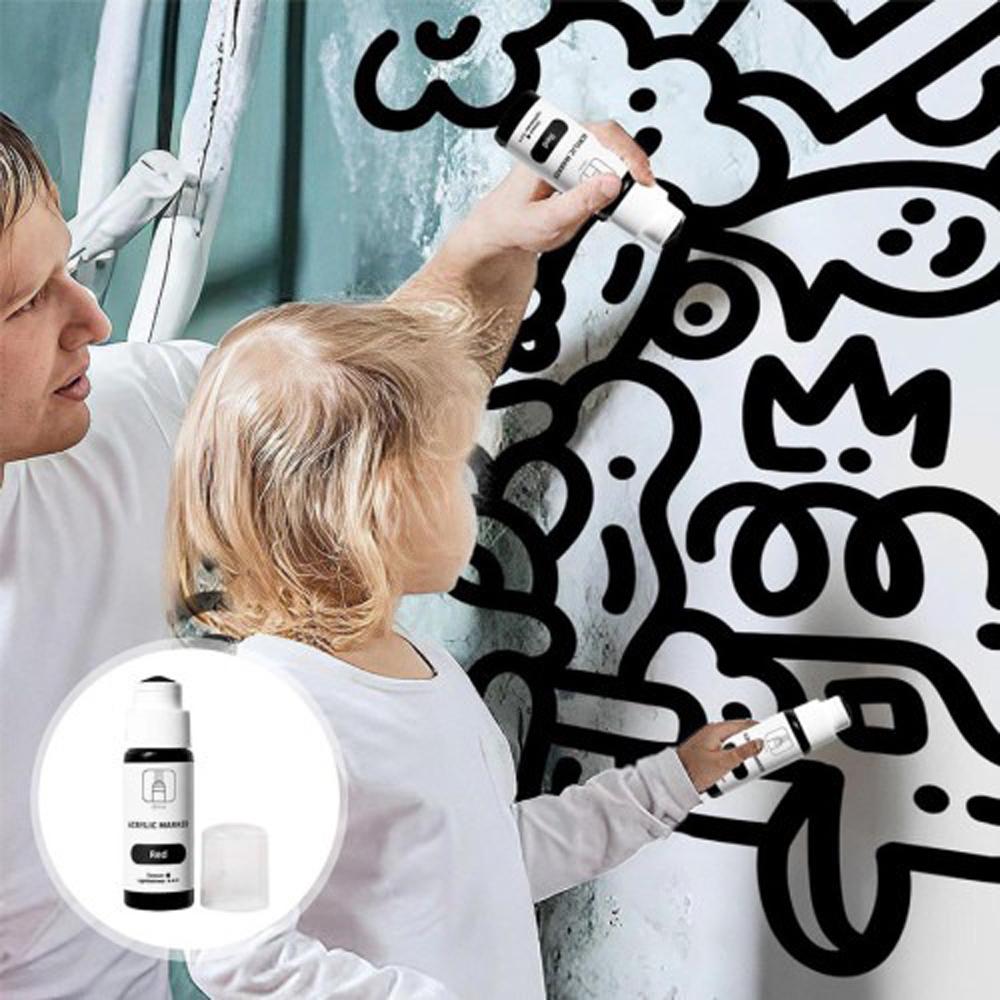 Маркеры акриловые 60 мл 12 цветов (37-122205) - фото 3 Маркеры акриловые 60 мл 12 цветов (37-122205) - фото 3