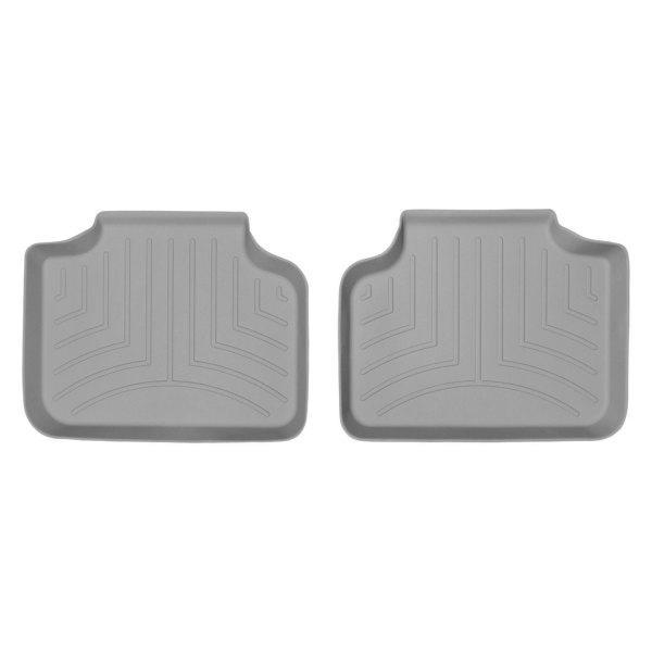 Килимки WeatherTech в салон BMW X1 2015- з бортиком задні 2 шт. Сірий (467482)