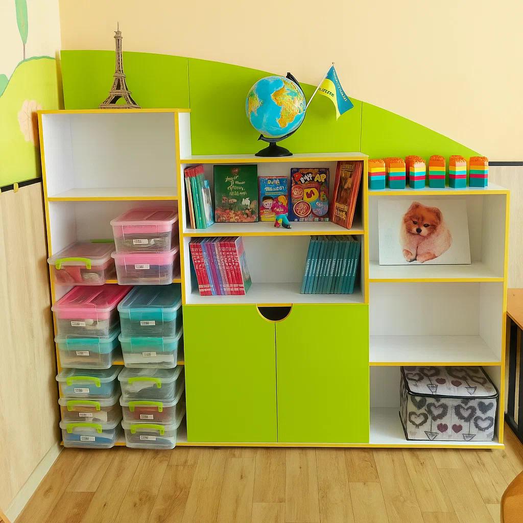 Детская стенка для игрушек Анюта Лайм