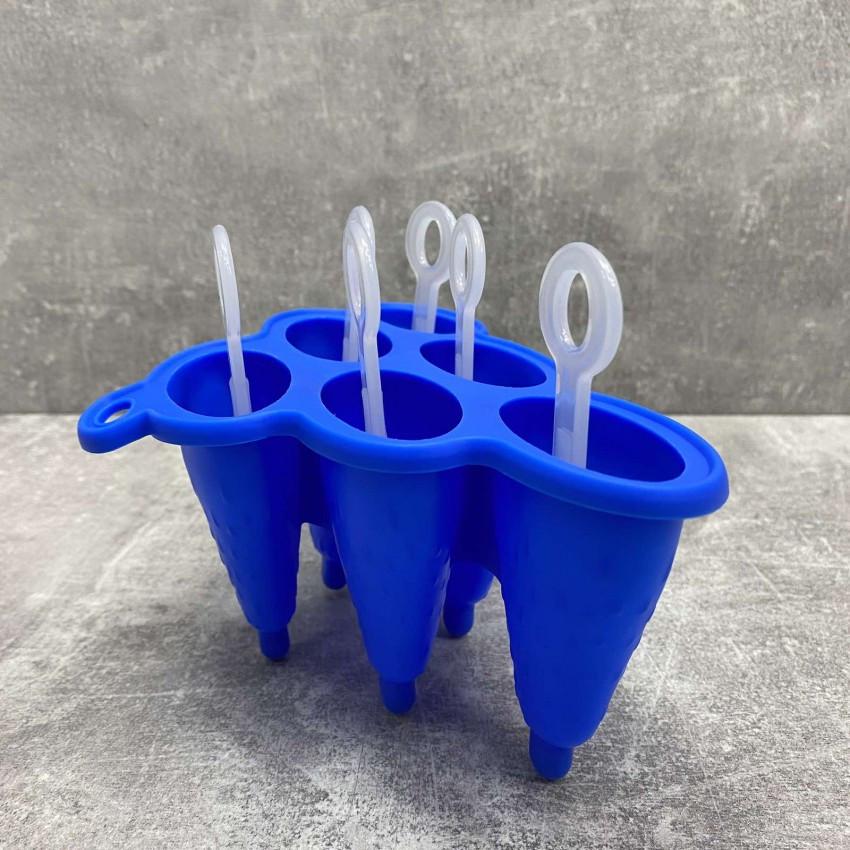 Форма для морозива Empire EM-9812 cиліконова 6 шт. Синій (1850442053) - фото 2