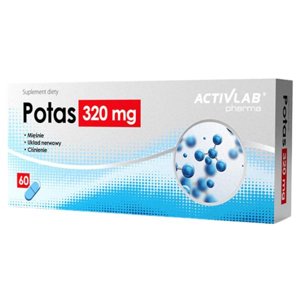 Микроэлемент Калий для спорта Activlab Potas 320 мг 60 капс. (000024689)