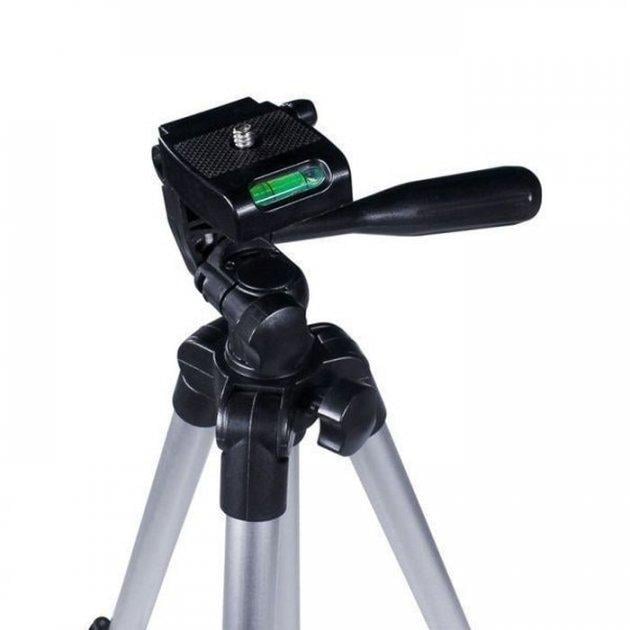 Штатив для телефона Tripod 3120 с держателем и чехлом Черный (ftlx-841) - фото 4