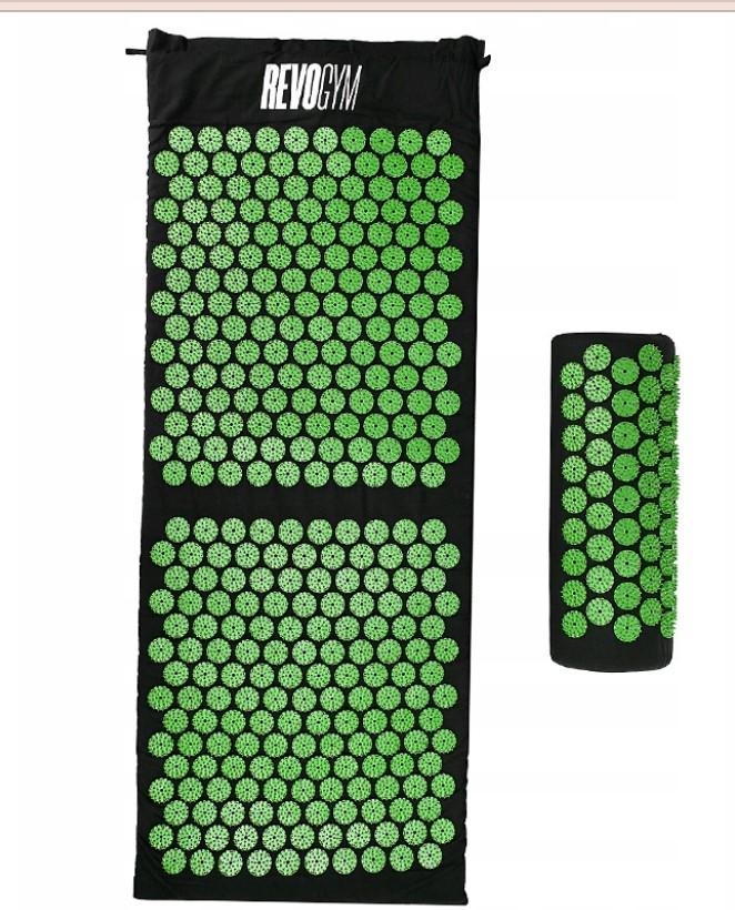 Массажный акупунктурный коврик с подушкой AKUMATA SHARK от боли в спине Green (id_1219) - фото 5 Массажный акупунктурный коврик с подушкой AKUMATA SHARK от боли в спине Green (id_1219) - фото 5