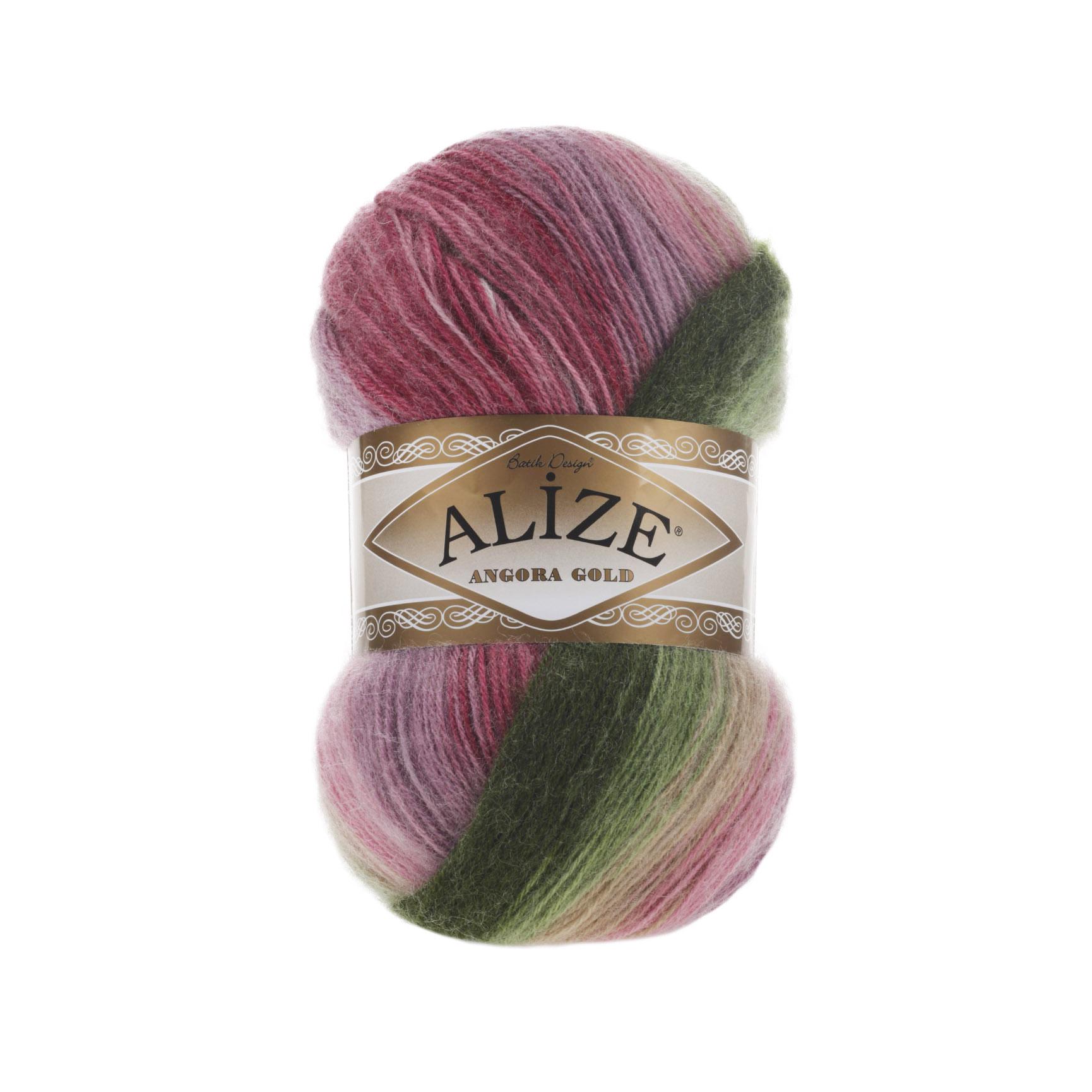 Пряжа Alize Angora Gold Batik 2527 (6335)