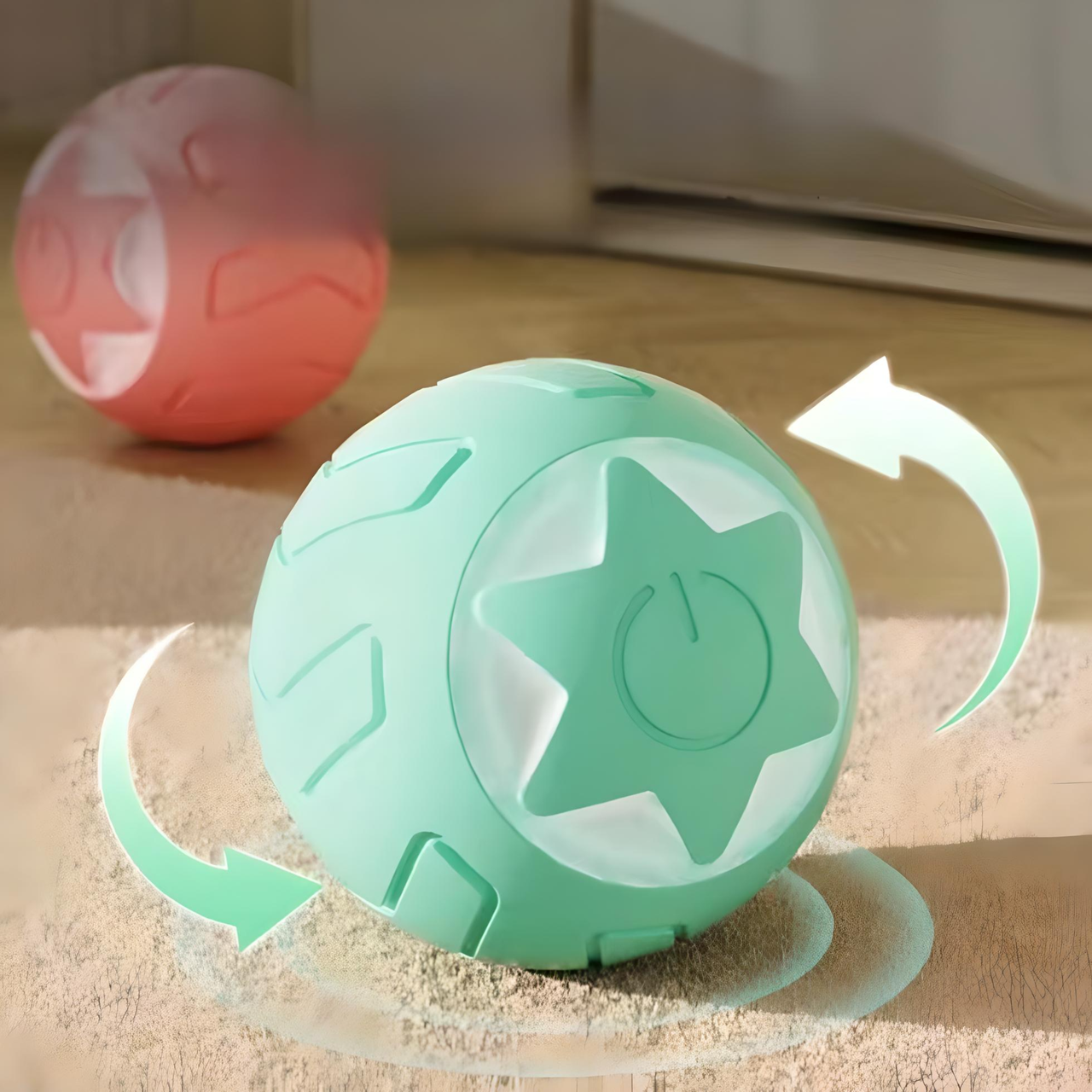 М'ячик кулька для котів USB smart зі світловою індикацією Blue (1920005438) - фото 2 М'ячик кулька для котів USB smart зі світловою індикацією Blue (1920005438) - фото 2