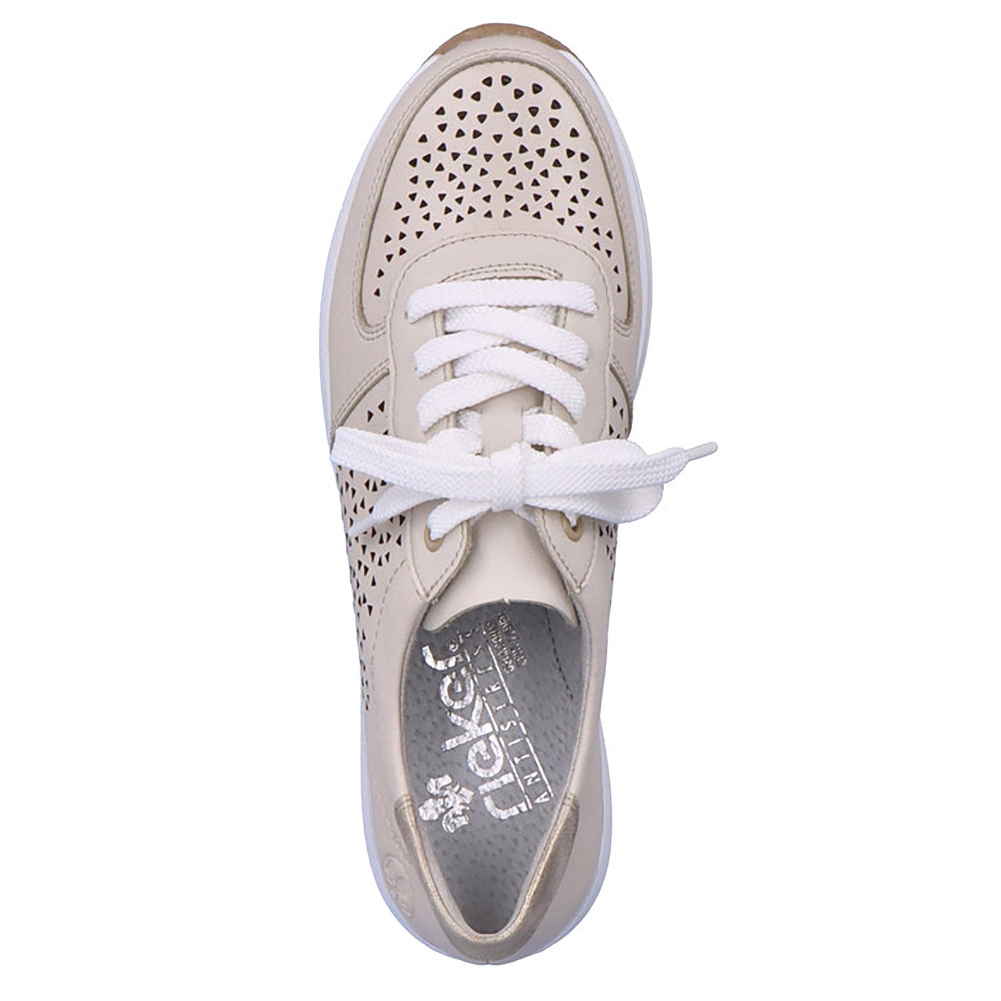 Кроссовки женские весенние Rieker р. 39 Бежевый (089325-39) - фото 6 Кроссовки женские весенние Rieker р. 39 Бежевый (089325-39) - фото 6