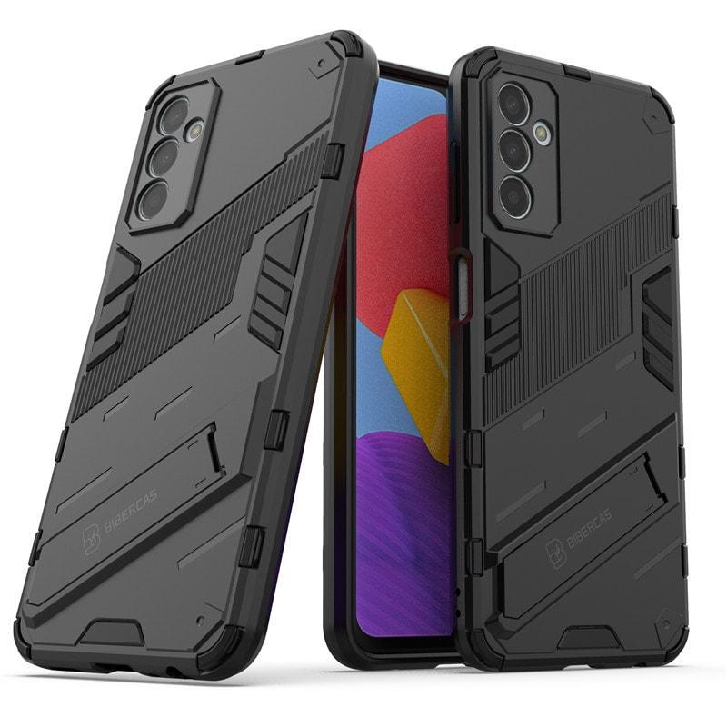 Защитный чехол BIBERCAS для Samsung Galaxy M13 M135 (с подставкой) Black (31145-2B)