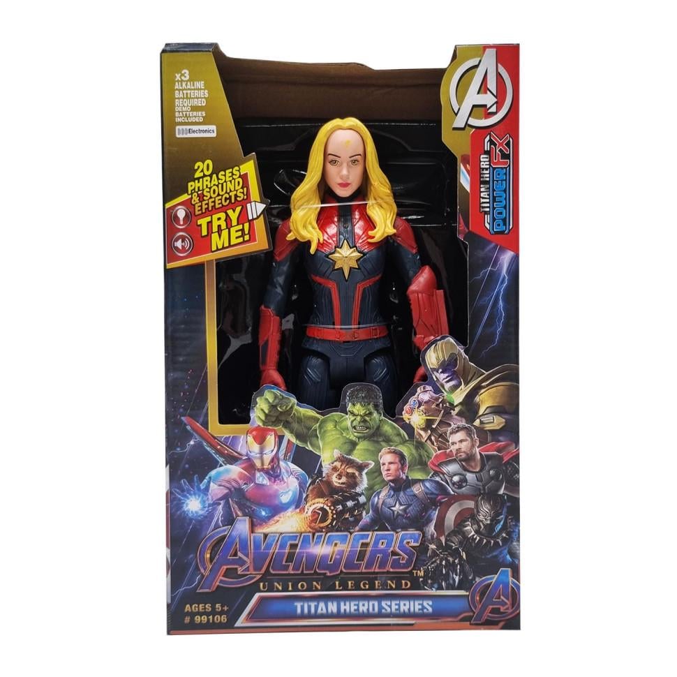 Фигурка Bambi Капитан Марвел Marvel со светом и звуком 28 см (IF-174-F-410) Фигурка Bambi Капитан Марвел Marvel со светом и звуком 28 см (IF-174-F-410)