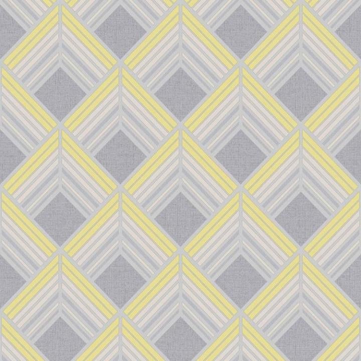 Обои флизелиновые Graham&Brown Vermeil Серый/Желтый (104138)