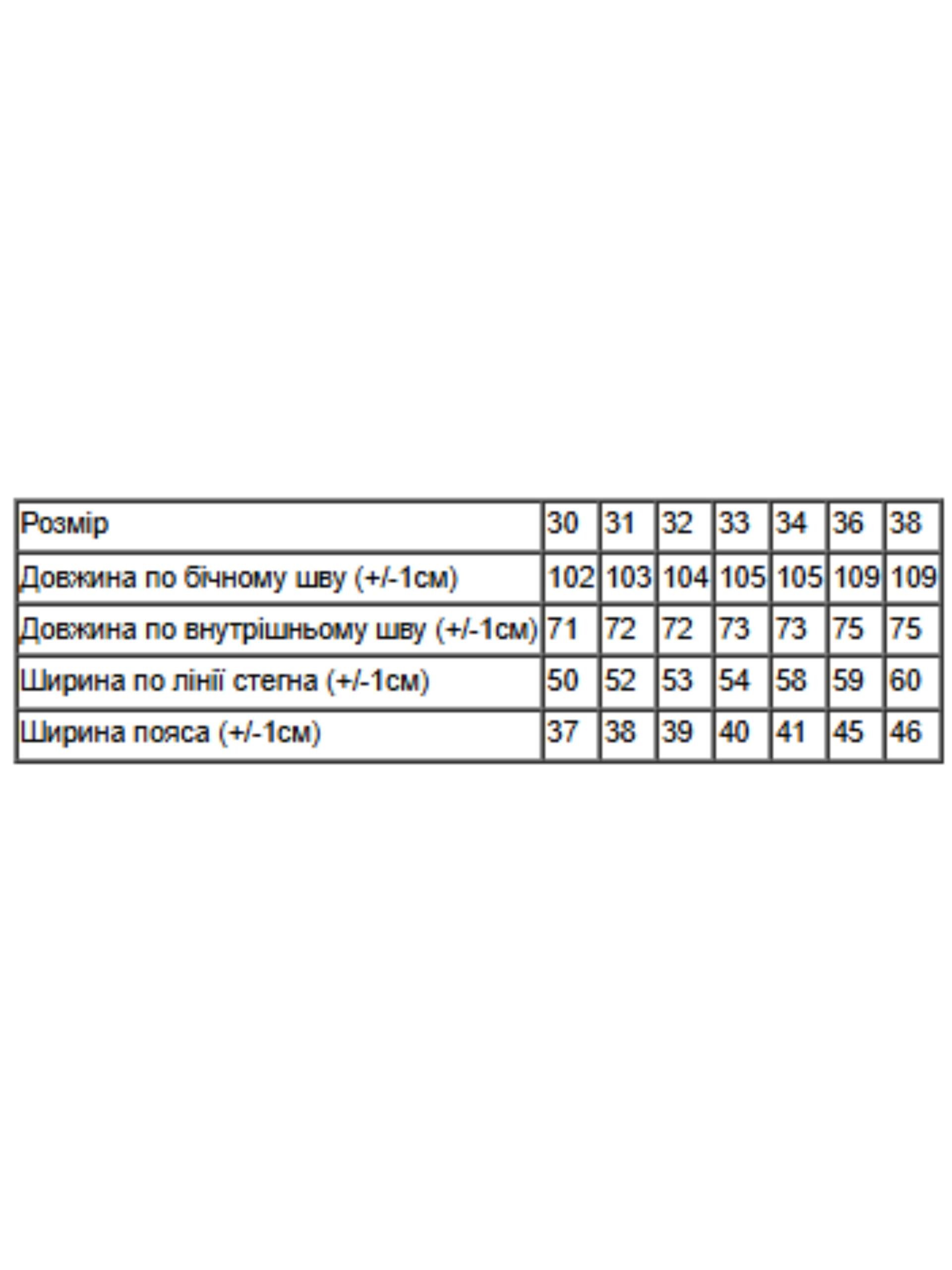 Джинси чоловічі зимові Носи Своє на флісі завуженого крою плюс сайз р. 34 Темно-синій (17221) - фото 7