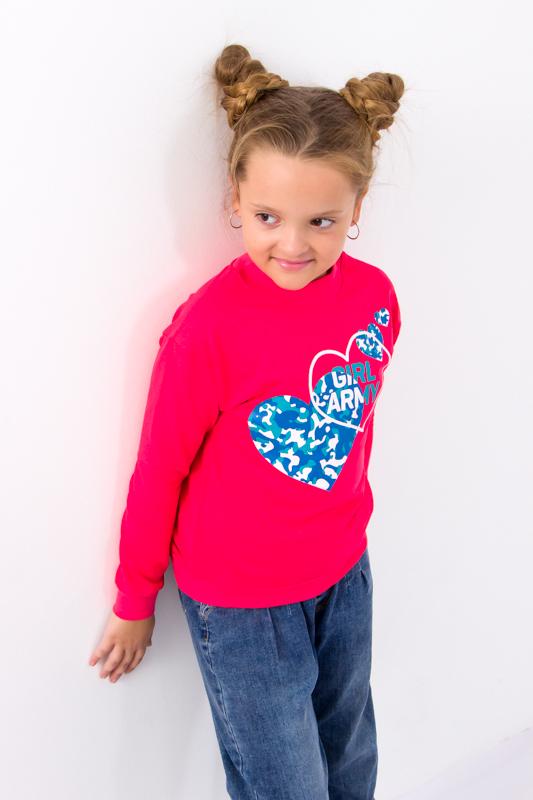 Світшот для дівчинки Носи своє 122 см Рожевий (6234-057-33-v13)