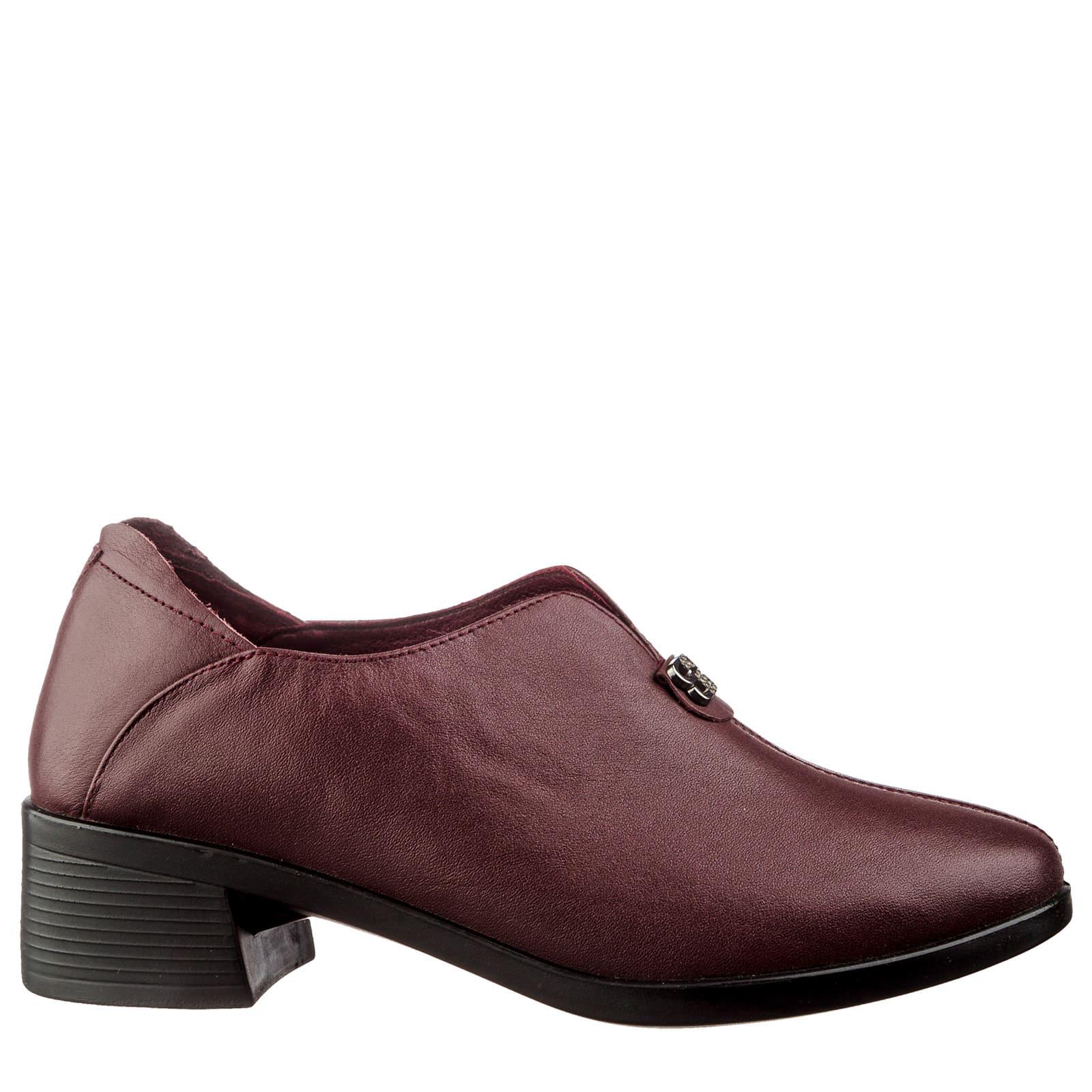Полуботинки женские BADEN р. 40 Бордовый (92117446)