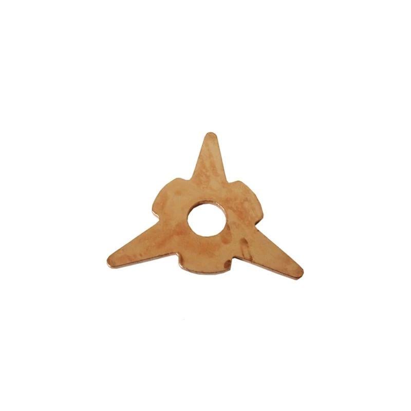 Шайбы для споттера треугольные медные 10 шт. (11638)