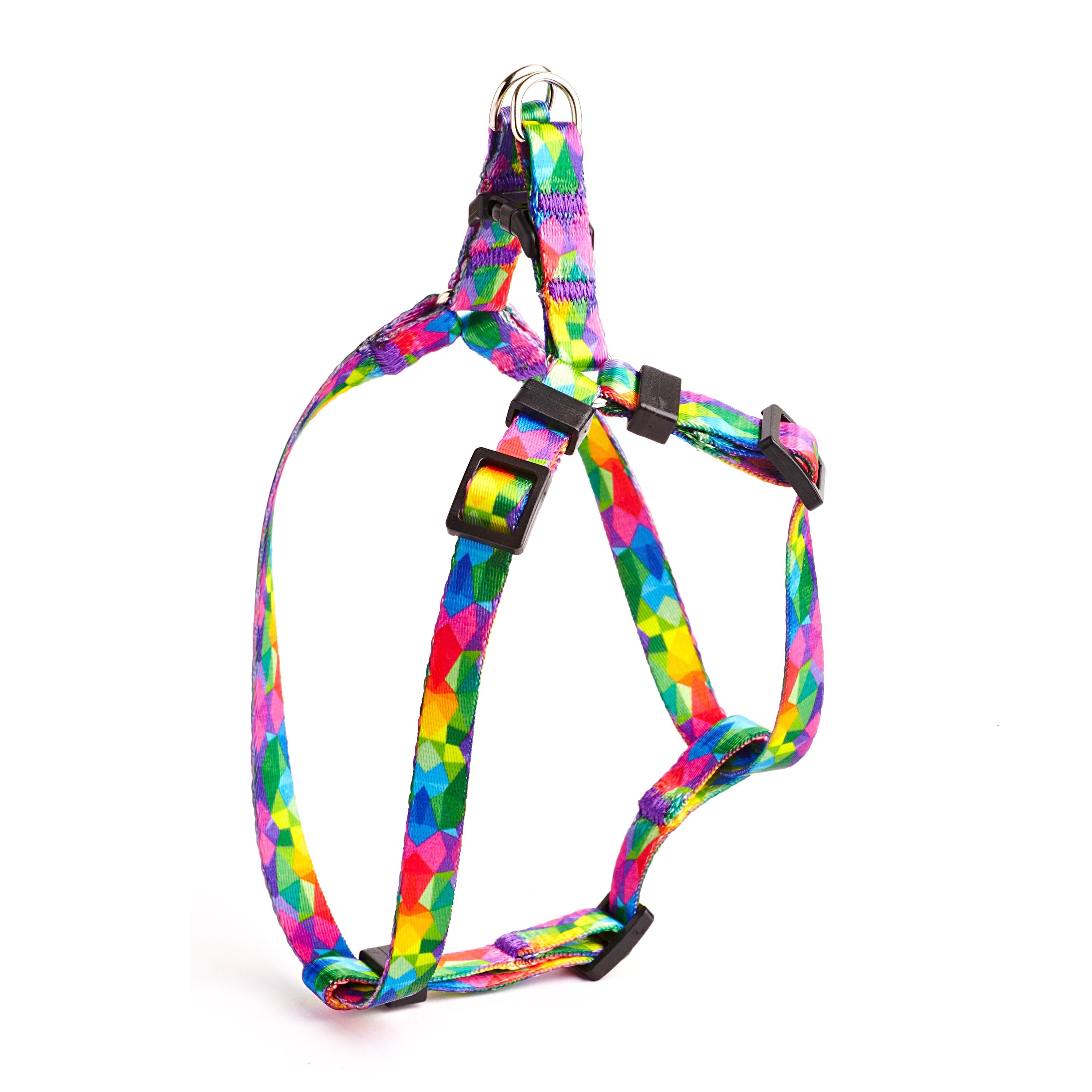 Шлея KareLine Keeper из нейлона с узором и пластиковой пряжкой 25 мм А 500-680 мм В 500-720 мм (0819/1)