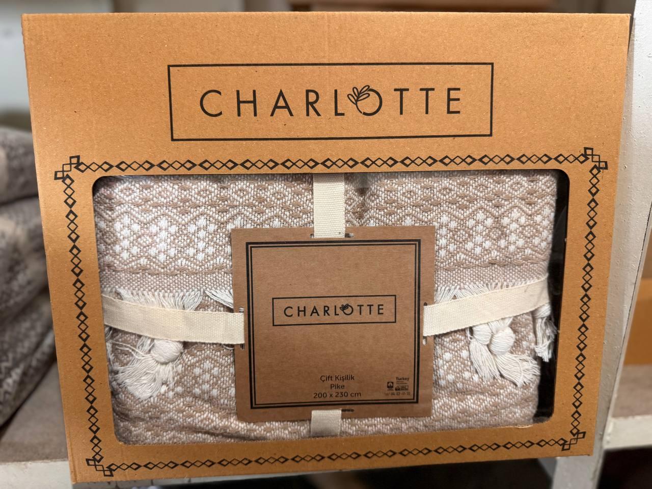 Плед на кровать хлопковый бахрома 200х230 см Коричневый (П4К-turkish-pled-001-03) Плед на кровать хлопковый бахрома 200х230 см Коричневый (П4К-turkish-pled-001-03)