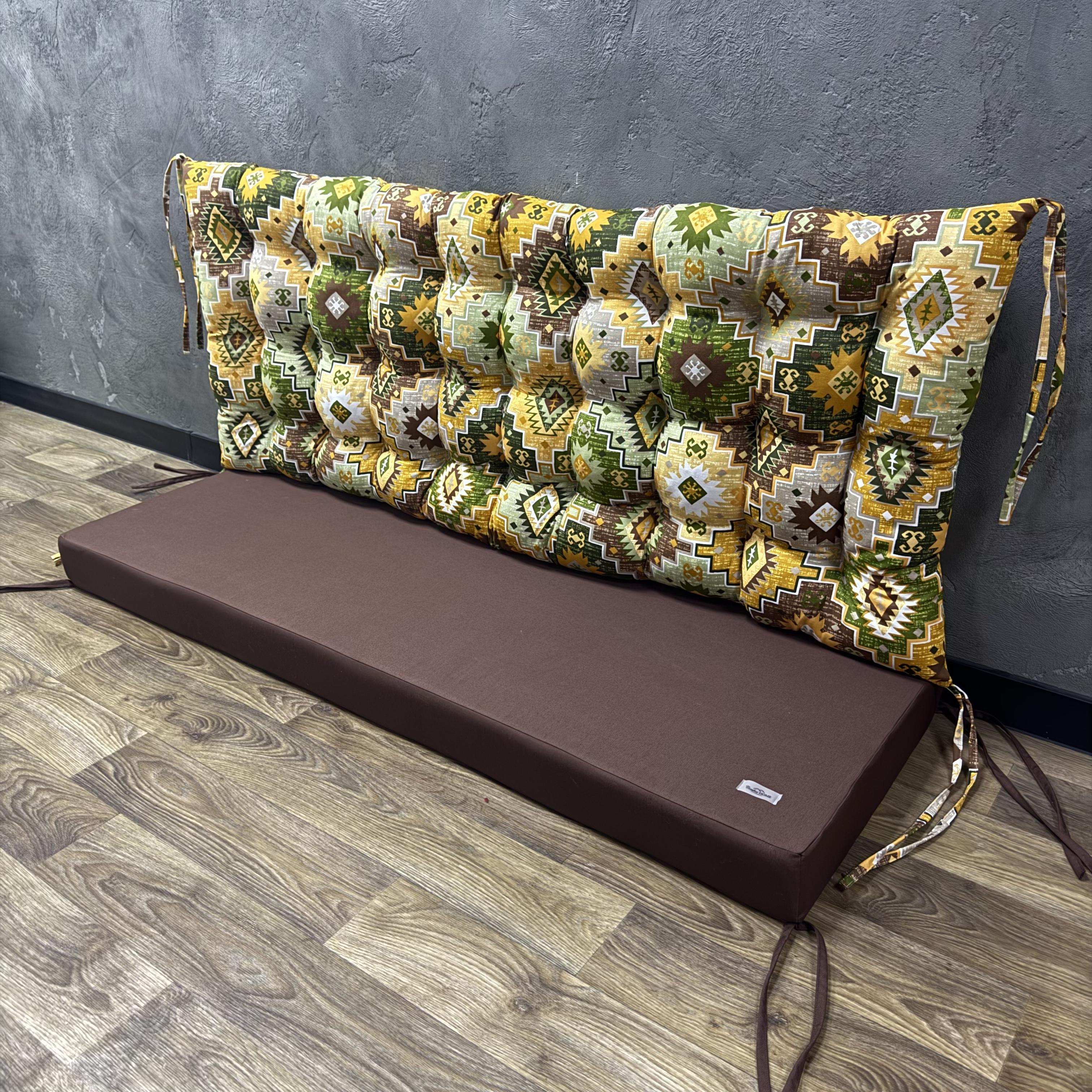 Матрас комбинированный Comfort Home Carpet green на поддоны/качели/каркасы/садовая мебель панама 160х60х40х10 см