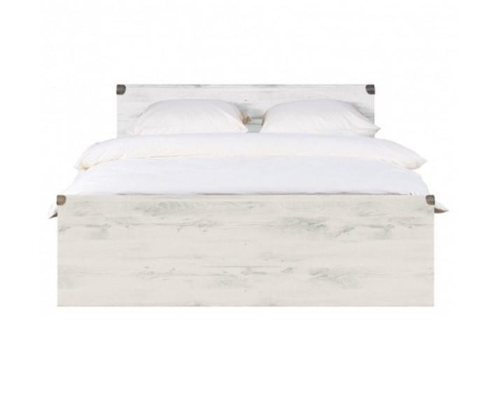 Кровать классическая полуторная Gerbor Индиана из ДСП 140х200 см Сосна Каньон