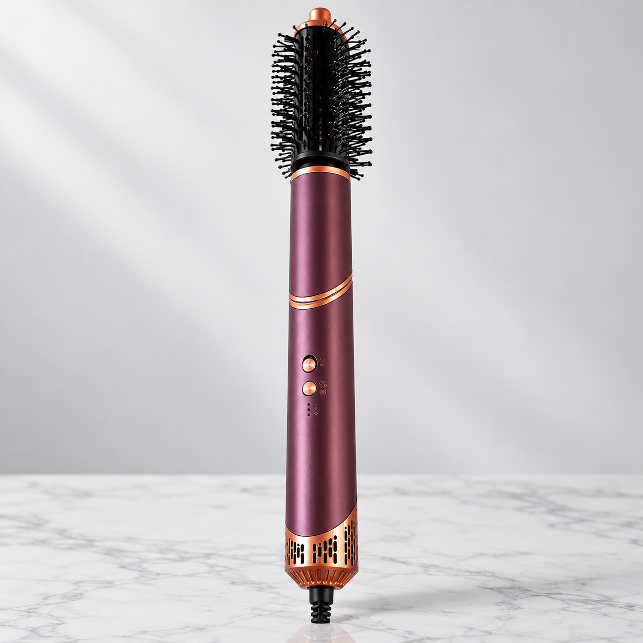 Фен-щетка для волос Grunhelm GHD-818 с 6 насадками и 3 температурными режимами 1500 Вт (38320643) Фен-щетка для волос Grunhelm GHD-818 с 6 насадками и 3 температурными режимами 1500 Вт (38320643)
