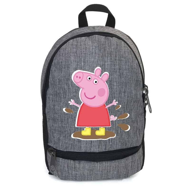 Школьный рюкзак подростковый Cappucino Toys Свинка Пеппа PIG 004 12,5 л Серый (1670545678)