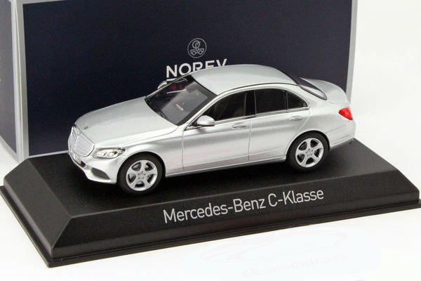 Модель автомобіля Norev 1:43 Mercedes-Benz C-Class W205 Limousine Elegance Silver (351321) - фото 4