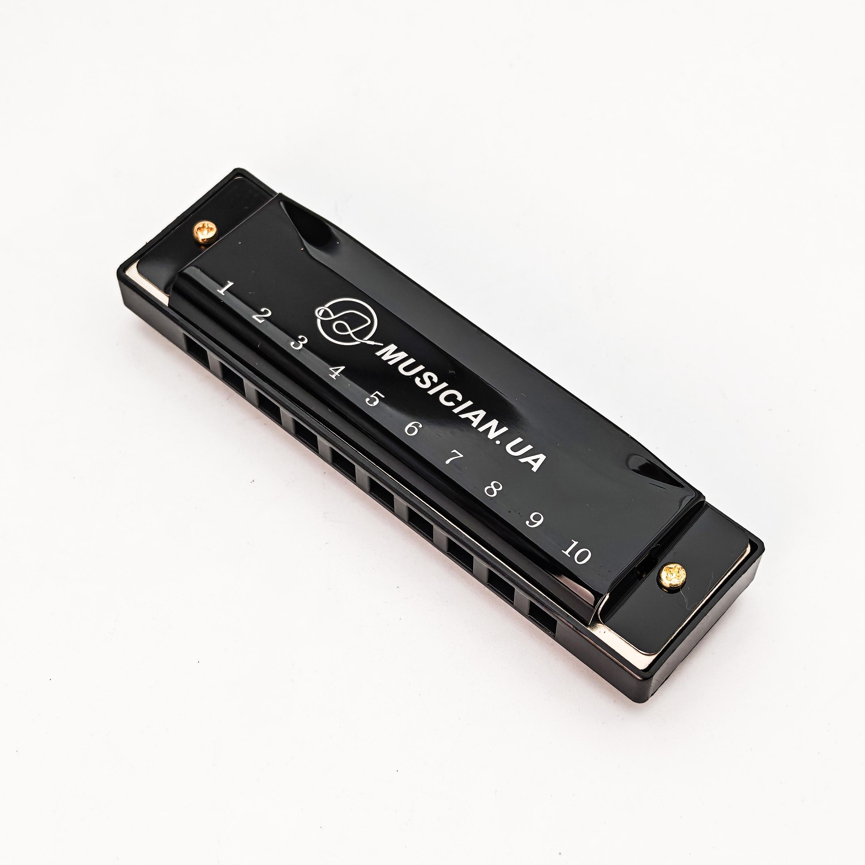 Губна гармоніка Musicality H10-BK Harmonica До Black (29966432)
