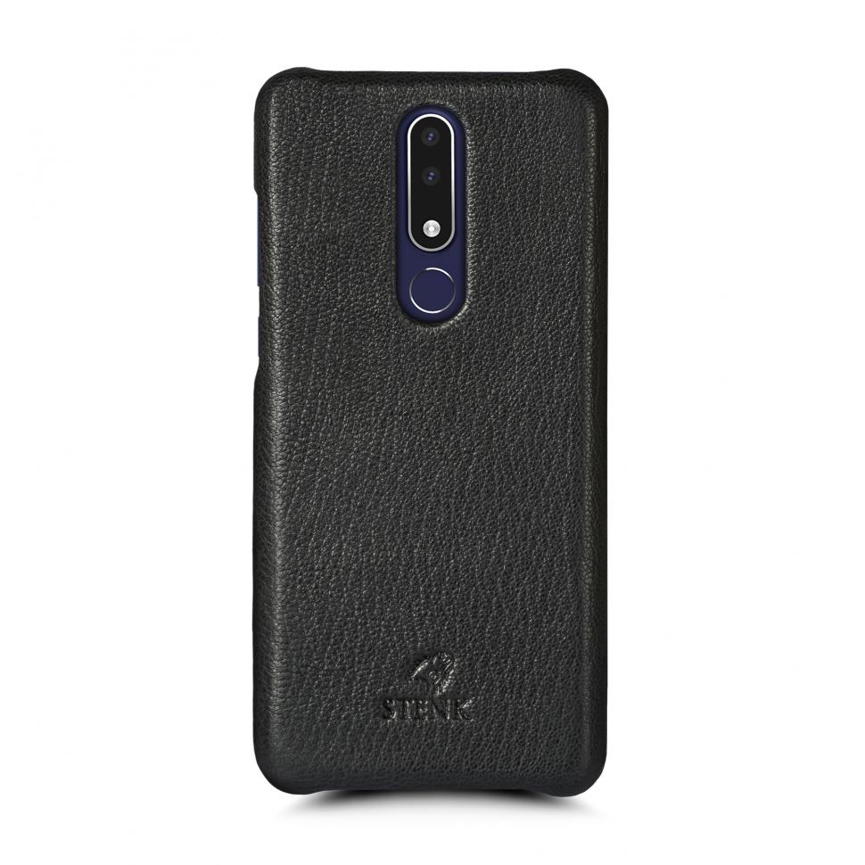 Кожаная накладка Stenk Cover для Nokia 3.1 Plus Черный (69335) Кожаная накладка Stenk Cover для Nokia 3.1 Plus Черный (69335)