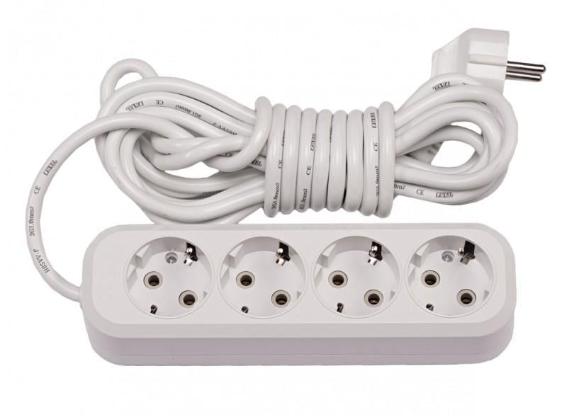 Подовжувач чотиримісний Luxel BENEFICE з/з 2 м (7152)