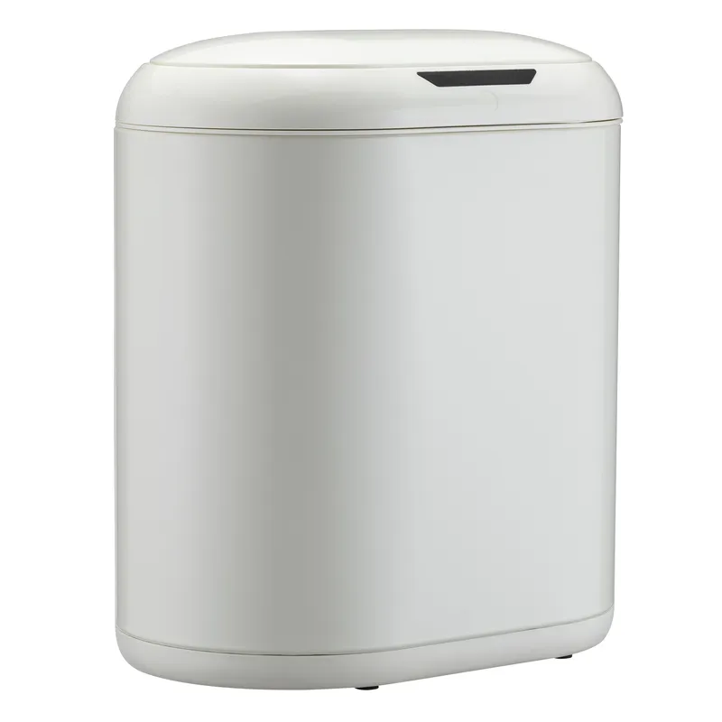 Мусорное ведро сенсорное овальное MIXXUS Premium Topper-TC0112 12 л Белый (MI7082)