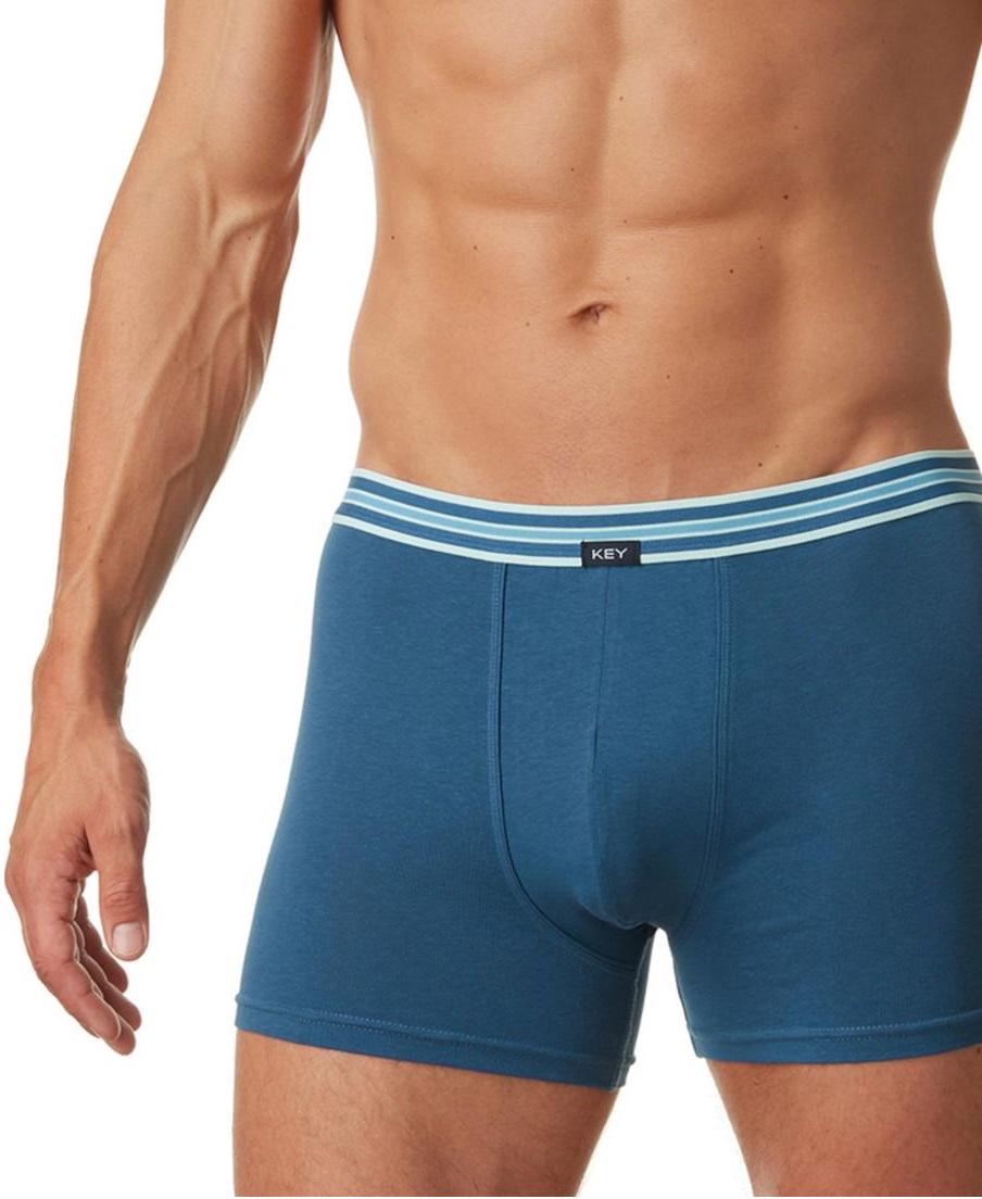 Трусы боксеры Key р. 50/L Темно-синий (76432)