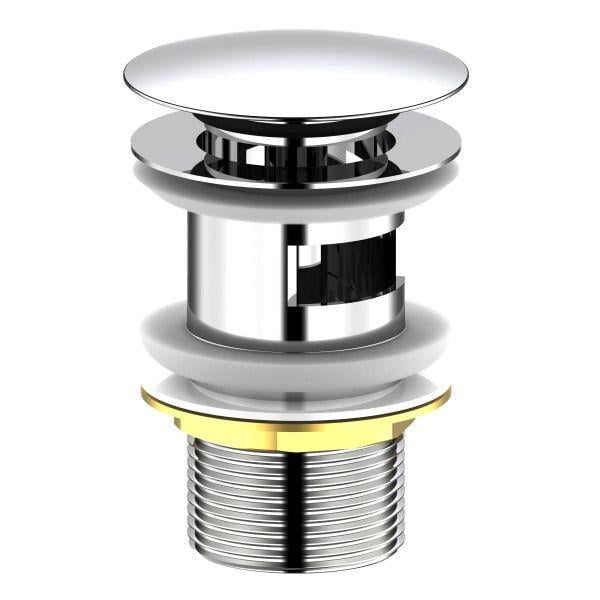 Клапан донный Imprese Brenta Click-Clack для раковины 1 1/4" Хром глянцевый (ANT-73809)
