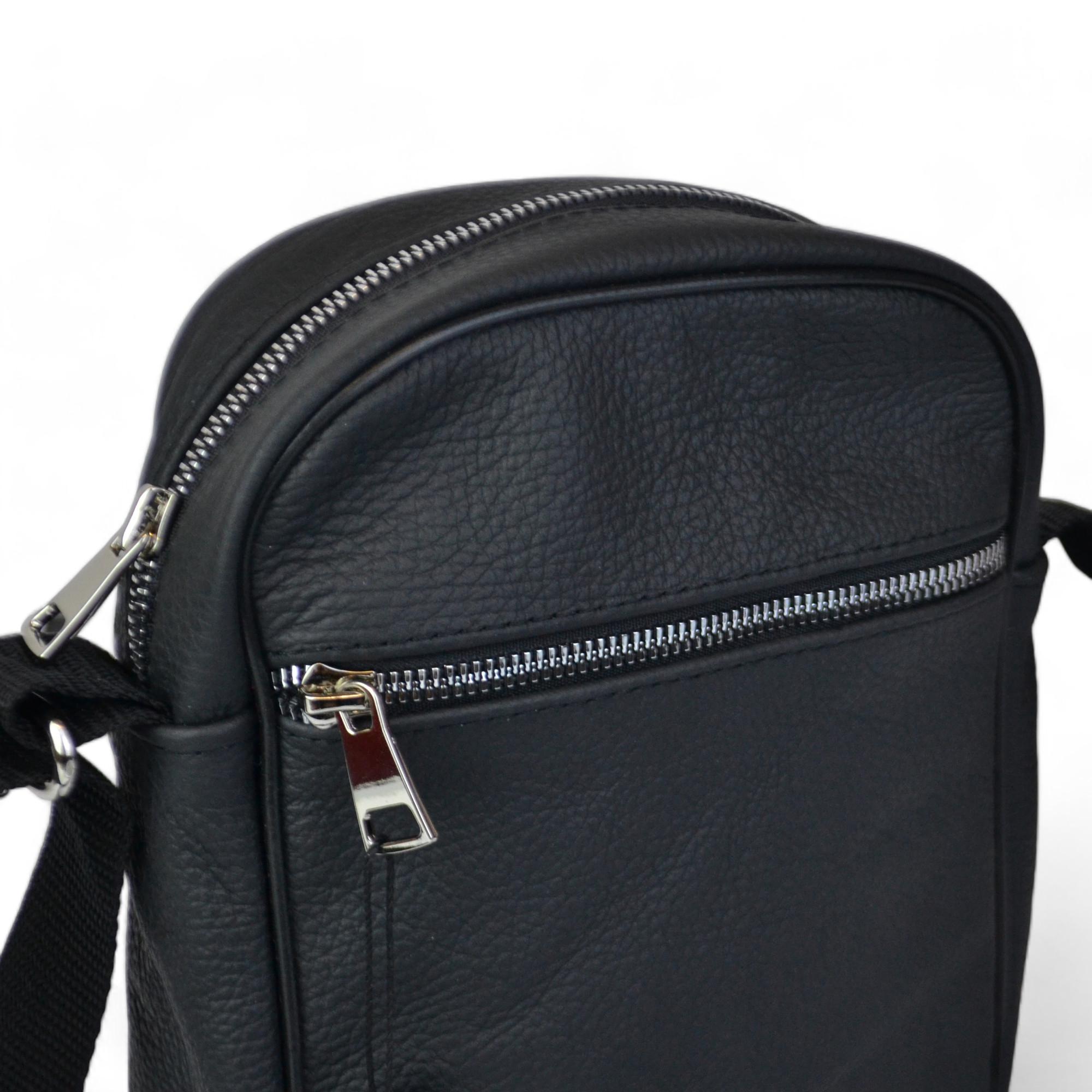 Сумка из натуральной кожи Черный (119530) - фото 14 Сумка из натуральной кожи Черный (119530) - фото 14