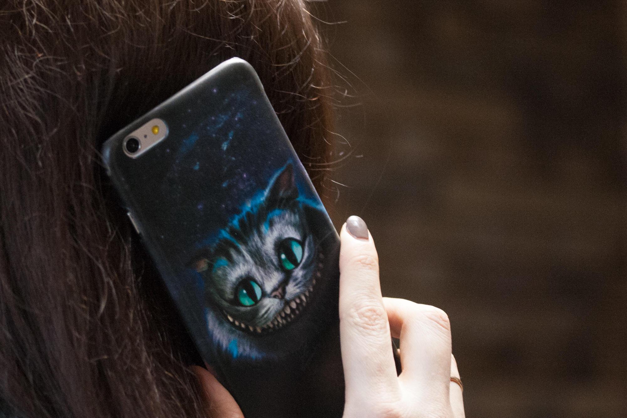 Силиконовый чехол Zorrov для Apple iPhone XR - Cheshire Cat (11170040086051814) - фото 3