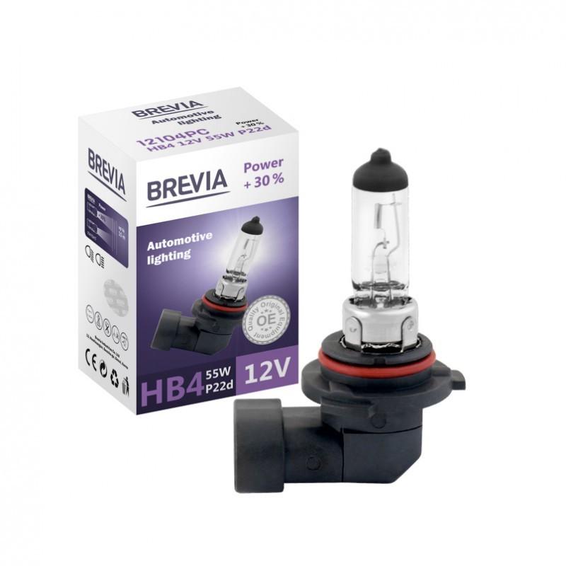 Лампа галогенова Brevia HB4 Power +30% (12104PC)