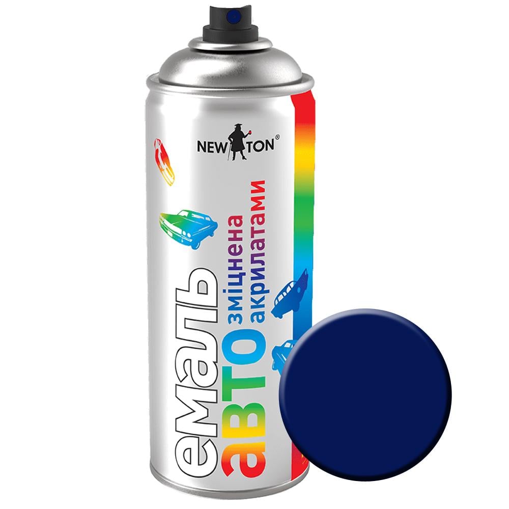 Автоэмаль New Ton 400 мл 447 Синяя ночь - фото 2 Автоэмаль New Ton 400 мл 447 Синяя ночь - фото 2