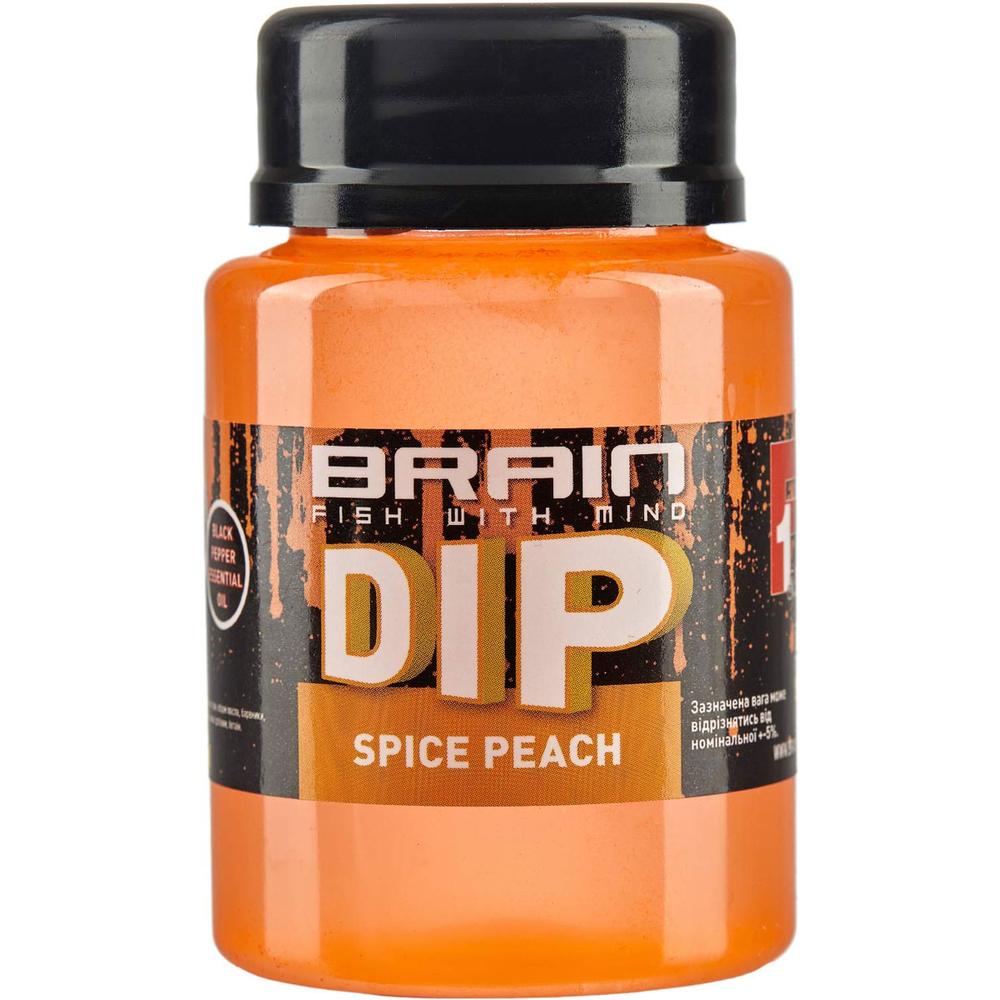 Дип для бойлов Brain F1 Spice Peach 100 мл Оранжевый (f304d5d9) - фото 1 Дип для бойлов Brain F1 Spice Peach 100 мл Оранжевый (f304d5d9) - фото 1