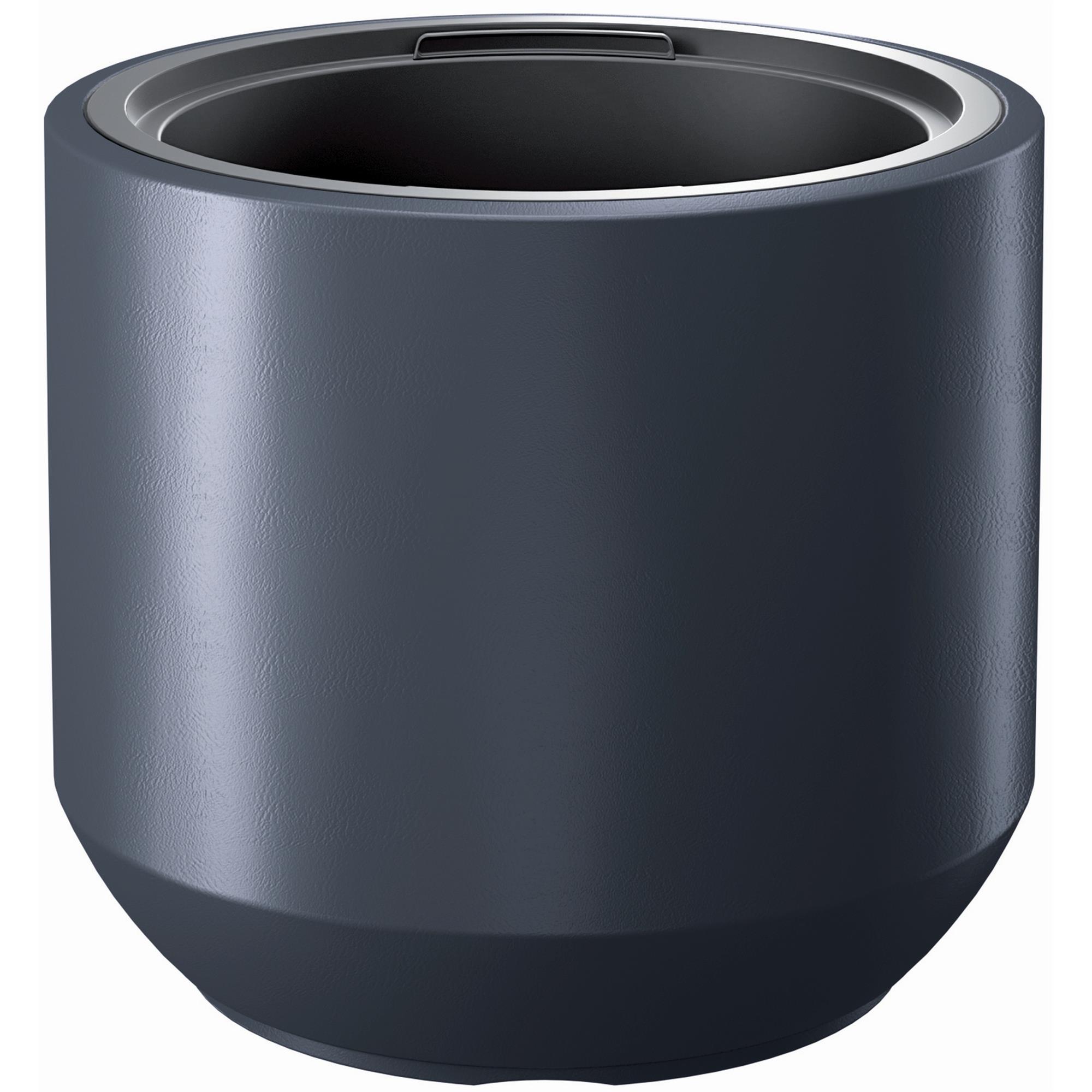 Горшок для цветов Prosperplast HEOS 39х35 см с вкладышем Антрацит (89076-433)