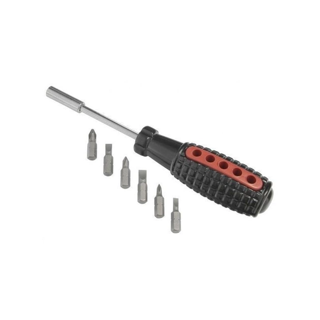 Викрутка 6 насадок Чорний (1915) Викрутка 6 насадок Чорний (1915)