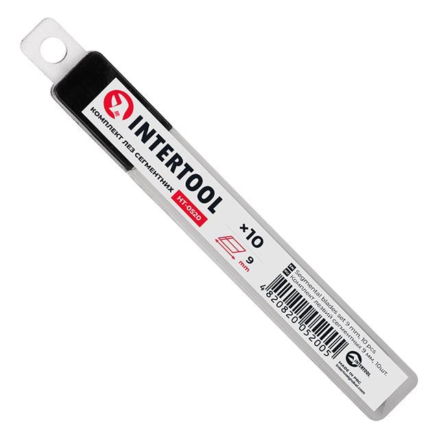 Комплект лез сегментних Intertool 9 мм 10 шт. (HT-0520)