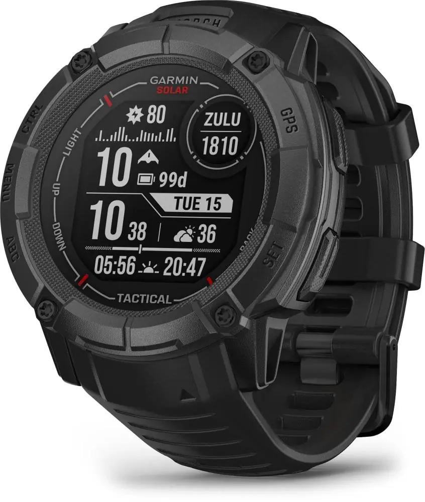 Смарт-годинник Garmin Instinct 2X Solar - Tactical Edition Black (010-02805-13/03/74) Смарт-годинник Garmin Instinct 2X Solar - Tactical Edition Black (010-02805-13/03/74)